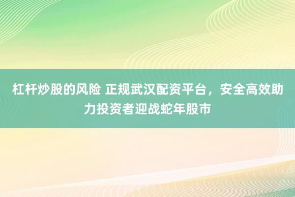 杠杆炒股的风险 正规武汉配资平台，安全高效助力投资者迎战蛇年股市