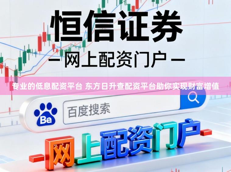 专业的低息配资平台 东方日升查配资平台助你实现财富增值